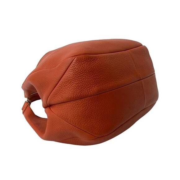 BOTTEGA VENETA Orange Leather Intrecciato Tote Bag - Picture 7 of 10